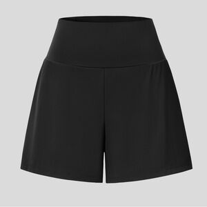 Halara NWT super high waisted back pocket & side hidden pocket 2-in-1 yoga short